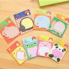 PS Mall【J1908】便條紙 N次貼 便條紙 便利貼 備忘錄 文具 辦公用品 卡通動物便利貼