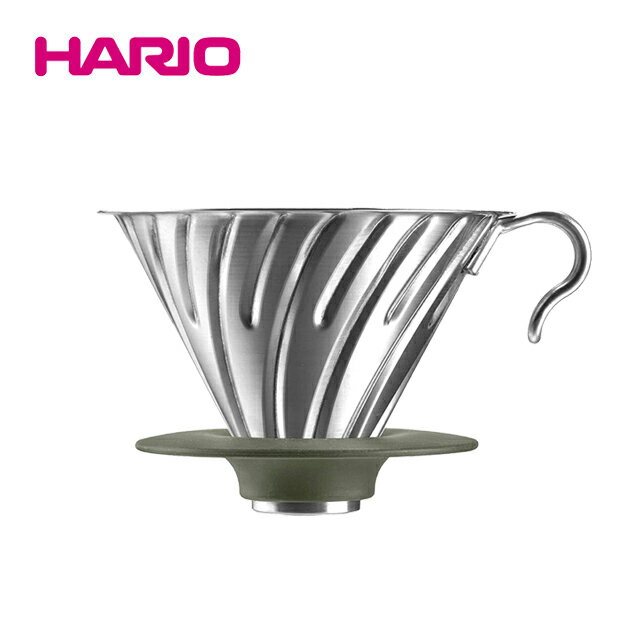 《HARIO》V60戶外用金屬濾杯 1-4杯份 O-VDM-02-HSV