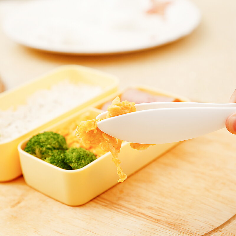 進口多功能食物夾廚房塑膠立式食品夾子創意糕點蔬菜水果夾