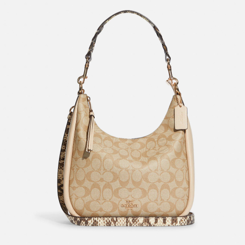 Canvas coach hobo best sale bag