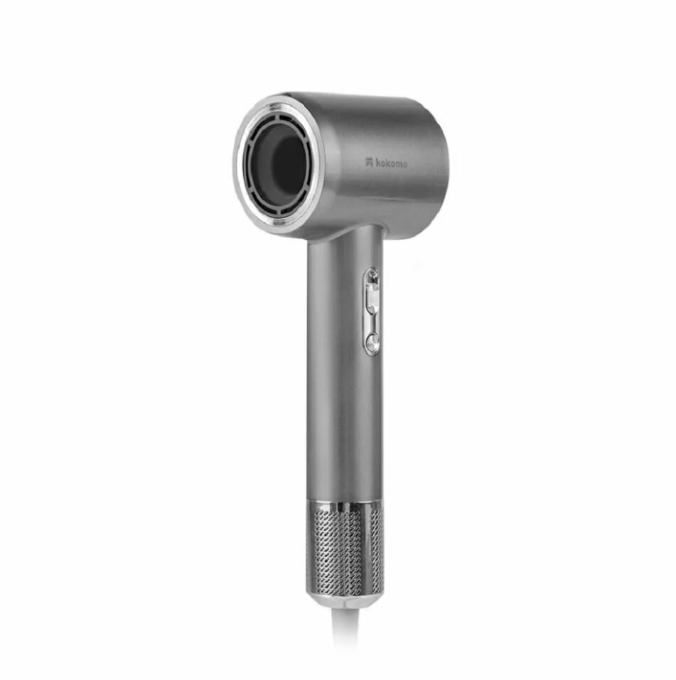 【兩入超值組+贈PLAY BOY法蘭絨毯】kokomo 風飛飛・日本負離子高速吹風機 智能溫控 強風集中速乾 護髮保濕 灰銀色 / 珍珠白 KO-IH2335 0