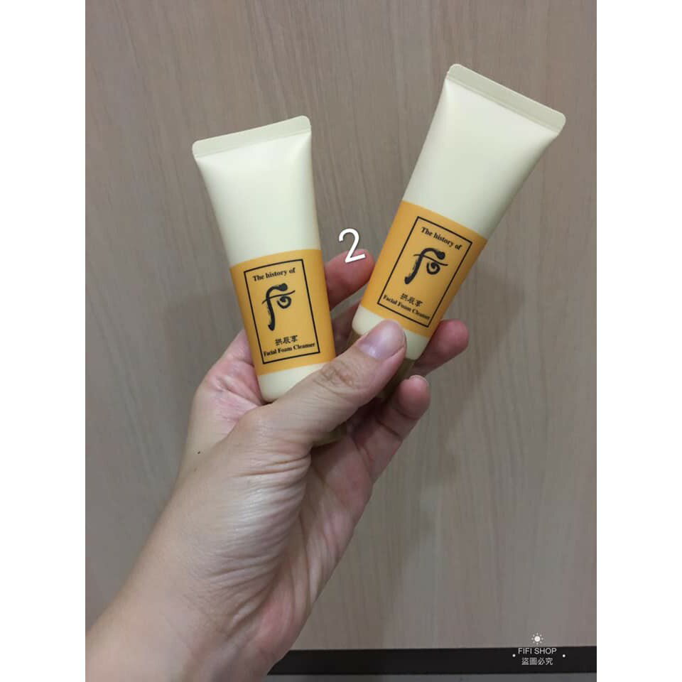 WHOO 拱辰享陰陽平衡保溼補水溫和洗面乳 中樣 40m [FIFI SHOP]