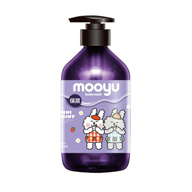 Mooyu水潤保濕沐浴露500ml-BK