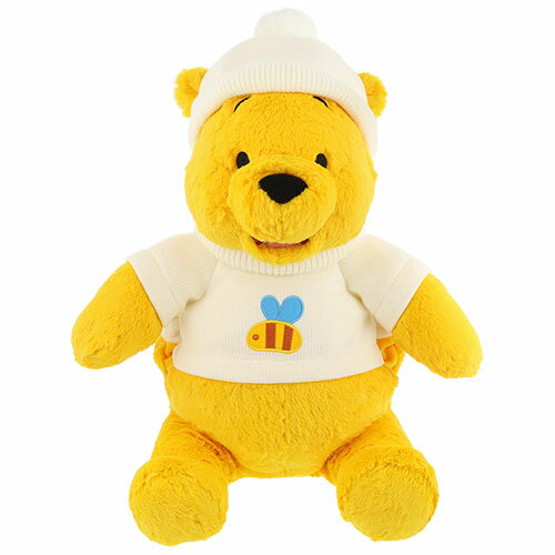 真愛日本 樂園限定 小熊維尼 POOH 維尼蜜蜂衣 樂園期間限定 暖手娃娃 娃娃 布偶 玩偶 抱枕 靠枕 東京迪士尼樂園