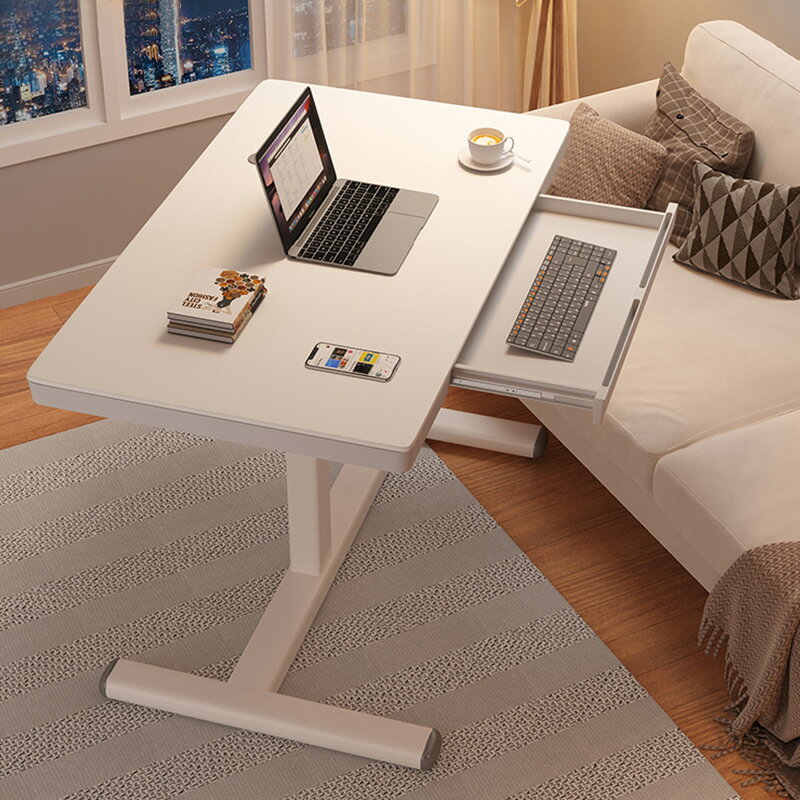 APP下單享點數9% 可升降床邊桌可移動多功能沙發電腦桌懶人桌子家用臥室學生寫字桌