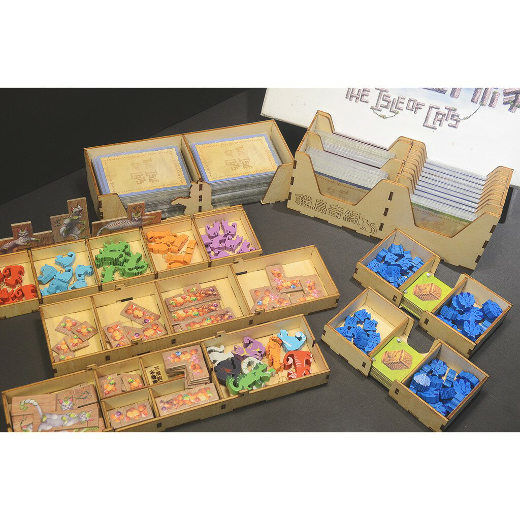 【桃園桌遊家】貓島奇緣 The Isle of Cats 桌遊收納盒【免膠組裝】【烏鴉盒子】 2