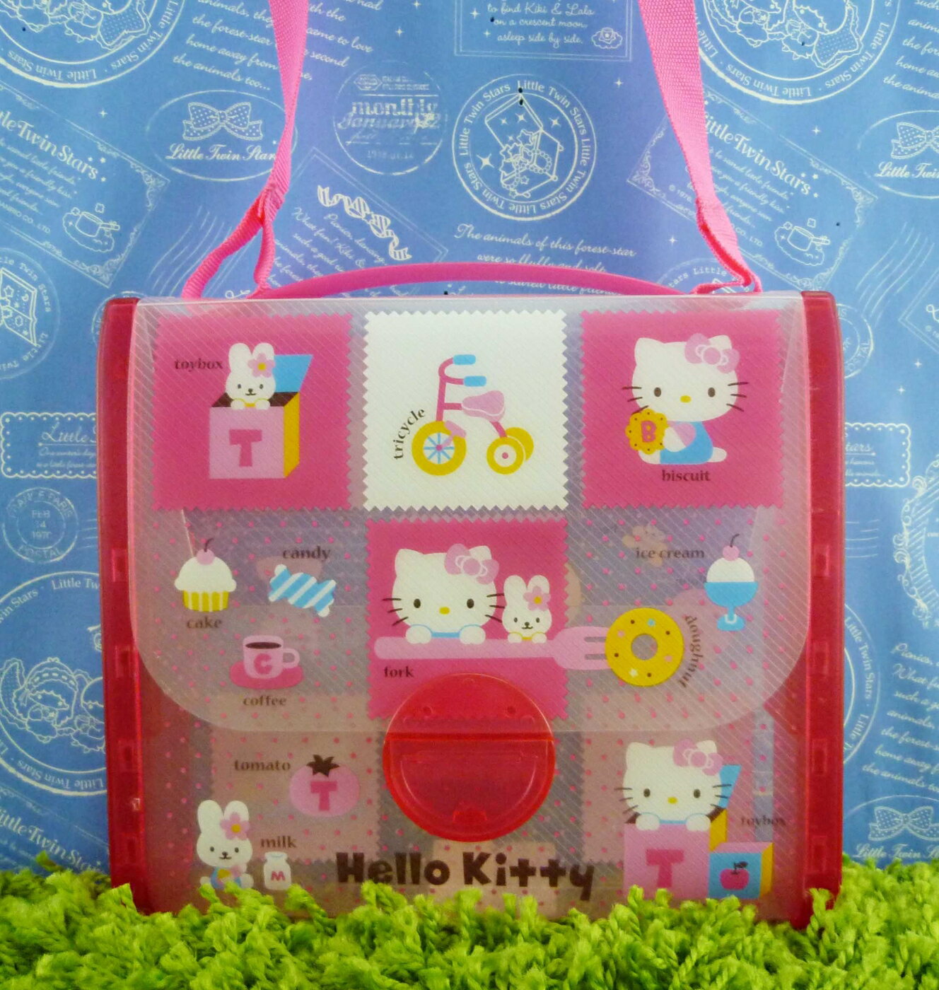 【震撼精品百貨】Hello Kitty 凱蒂貓 防水側背包 腳踏車【共1款】 震撼日式精品百貨