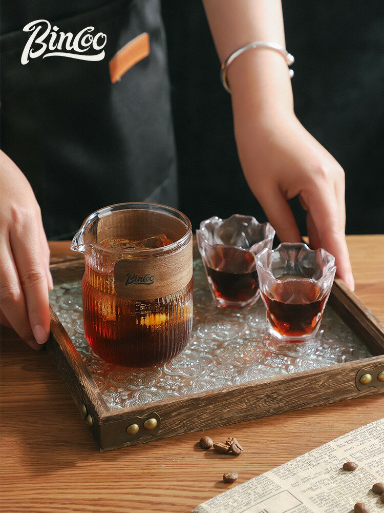 復古手沖咖啡壺套裝耐熱玻璃分享壺冰滴掛耳咖啡分享杯日式