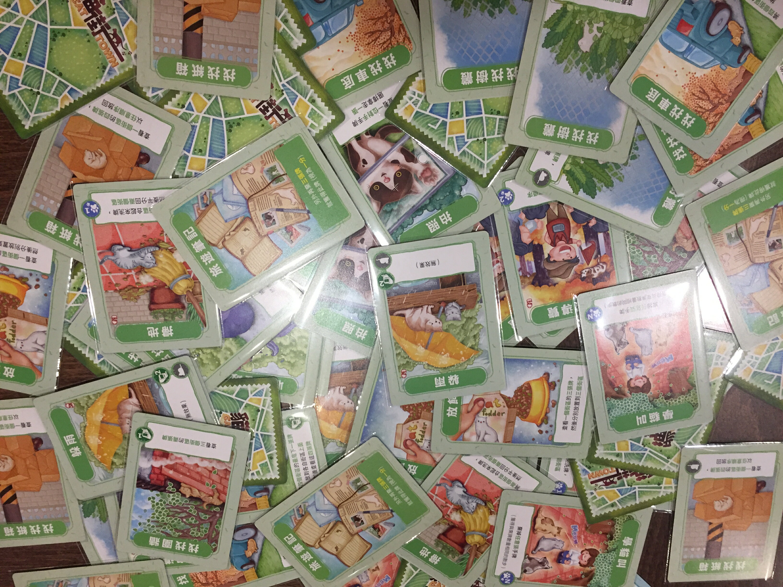 【桌遊侍】貓街 Cat Town 正版實體店面快速出貨《免運.再送充足牌套》任兩件再九折喔!! 6