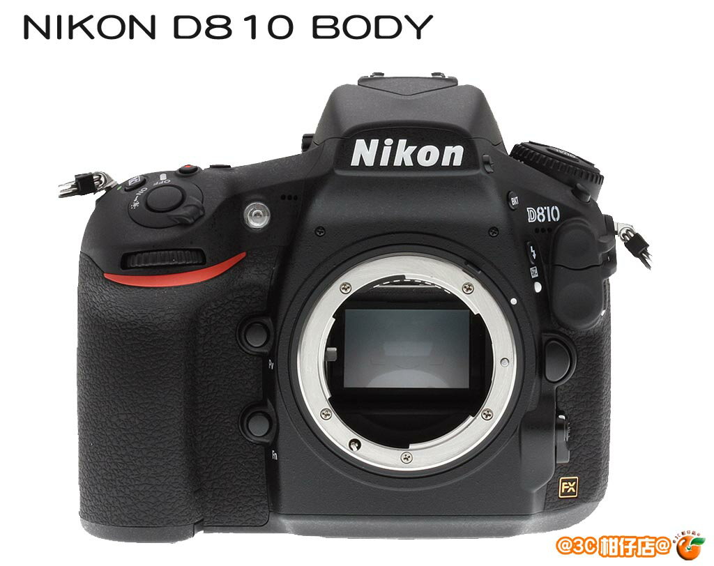 買就送好禮 大吹球+清潔液+拭鏡布+清潔刷+保護貼 NIKON D810 BODY 全片幅 數位單眼相機 單機身 國祥公司貨