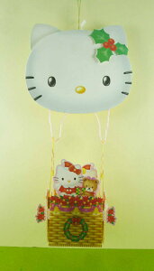 【震撼精品百貨】Hello Kitty 凱蒂貓 紙雕卡片-熱氣球玩具 震撼日式精品百貨