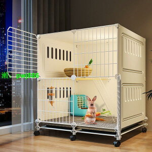 兔子籠子家用特大號雙層室內專用自動清糞荷蘭豬籠二層平臺小別墅