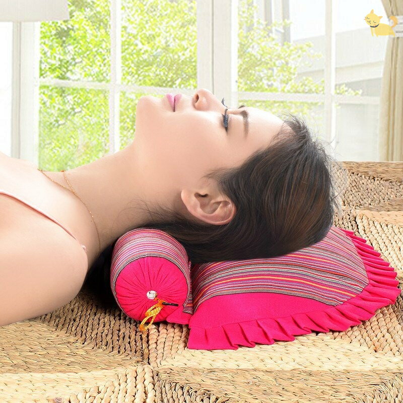抖音同款蕎麥枕頭硬殼枕頸椎助睡眠修復頸椎睡覺專用純艾護頸椎肩