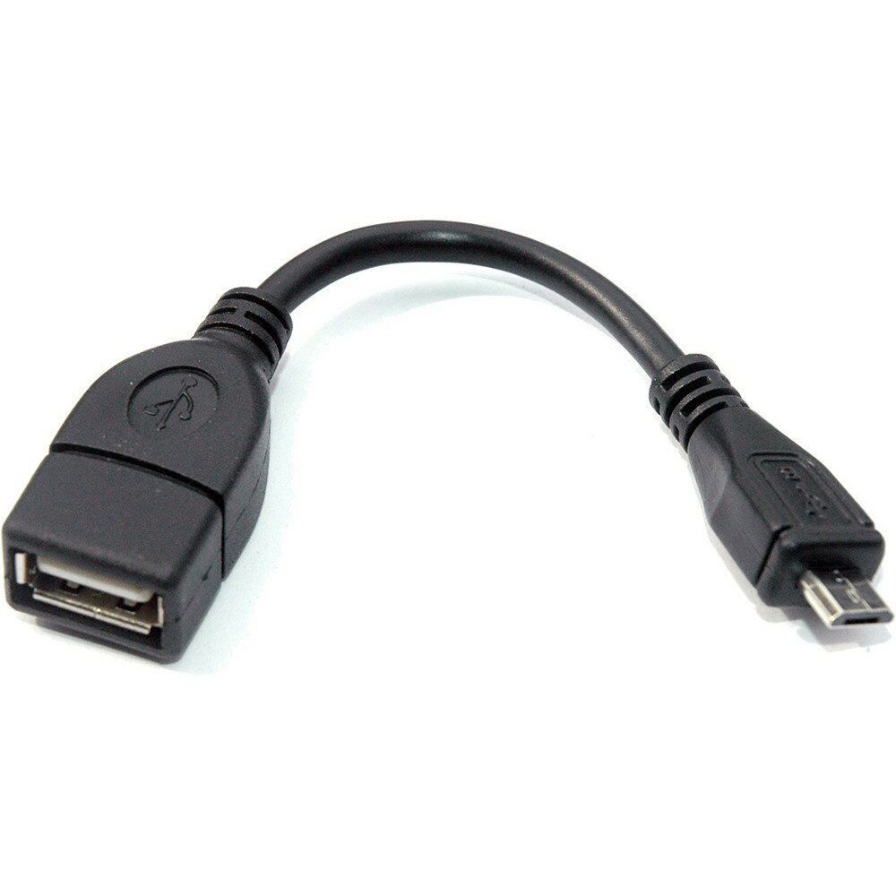 Micro USB (公) 轉USB (母) 轉接短線 OTG / Micro USB公數據線10cm 0