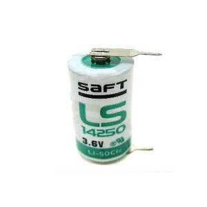 SAFT LS-14250T 一次性鋰電池 帶Pin 3.6V 1000mAh (1/2AA電池規格)