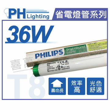 (25入)PHILIPS飛利浦 TLD 36W 865 白光 三波長T8日光燈管 PH100091
