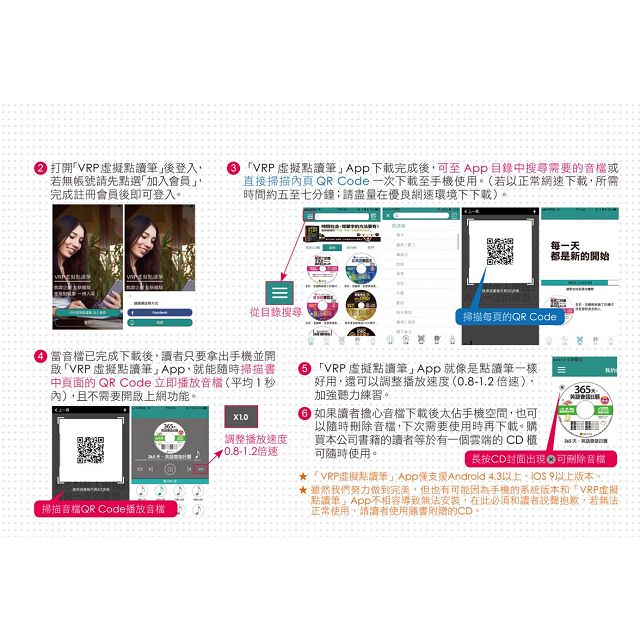 365天，英語會話日曆：每天都從單字開始學老外天天在用的英文(贈虛擬點讀筆App + 1 CD + 1防水收藏盒） 3