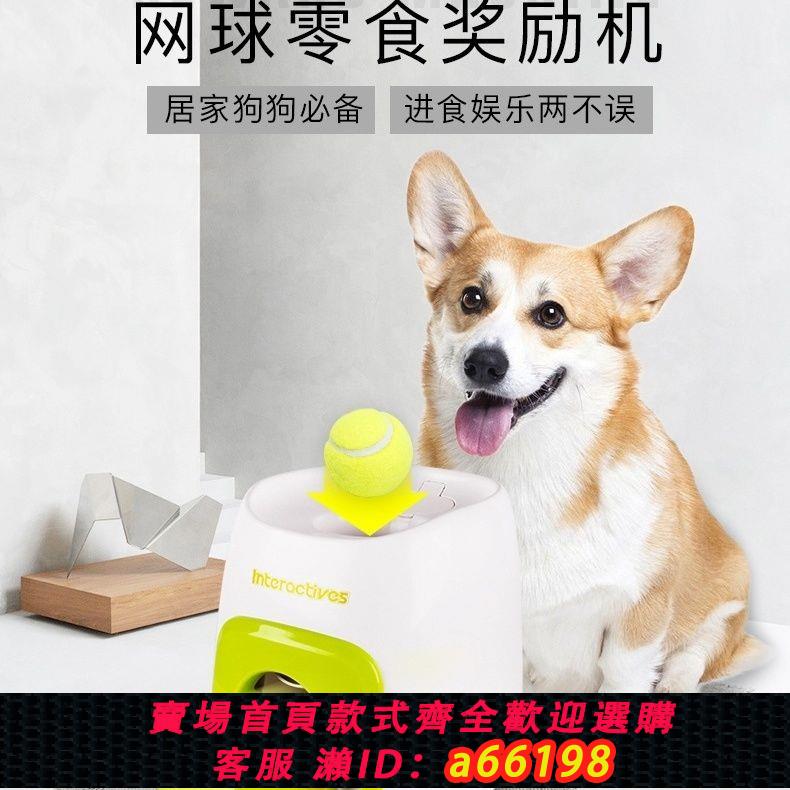 【臺灣公司 可開發票】狗狗益智網球訓練餵食器自動漏食器犬狗運動寵物發球機自動投球器