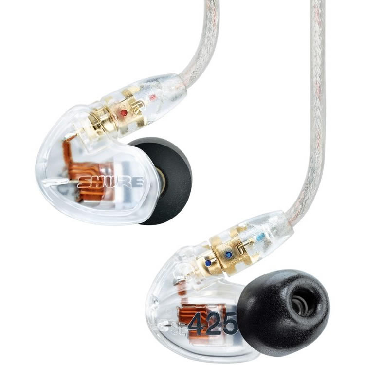 志達電子 SE425 美國舒爾 SHURE SE425-CL-A 可換線 雙單體 耳道式耳機