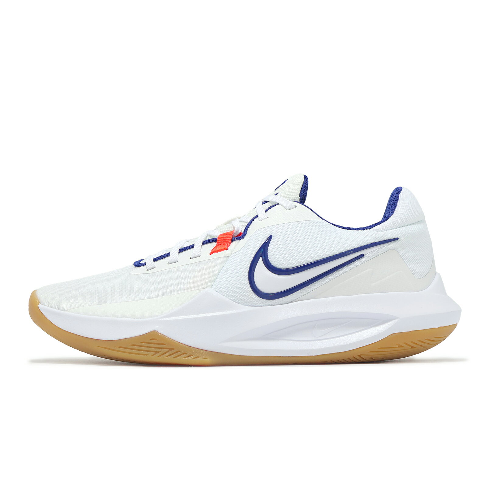 Nike 籃球鞋 Precision VI 男鞋 白 藍 膠底 緩衝 輕量 運動鞋 HV1796-141