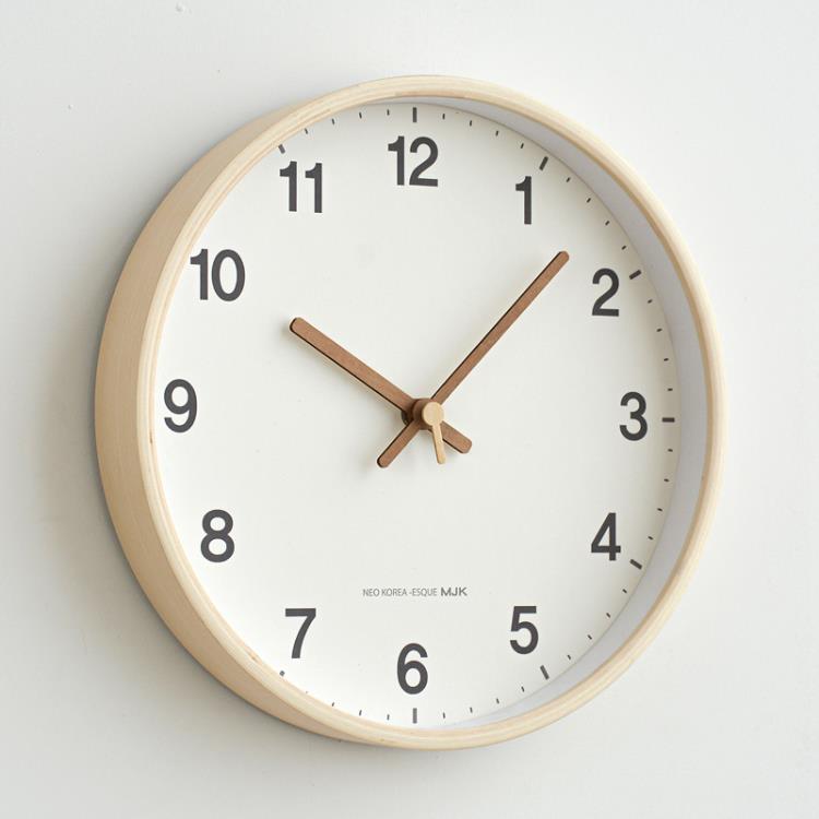 北歐鐘錶掛鐘客廳時尚家用靜音創意個性時鐘簡約掛牆輕奢現代