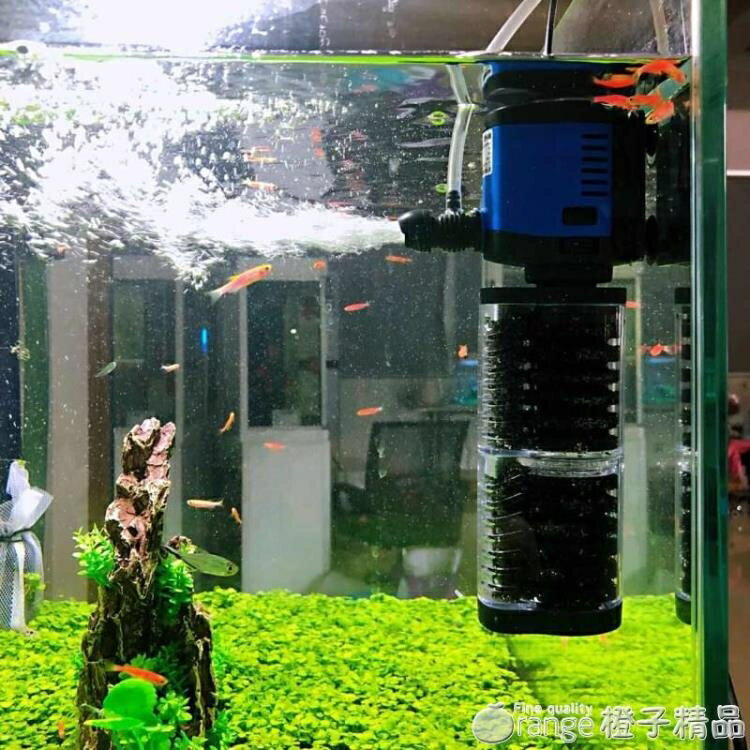 [免運] 森森內置魚缸過濾器靜音增氧泵三合一潛水泵烏龜缸水族箱過濾設備 果果輕時尚 全館免運