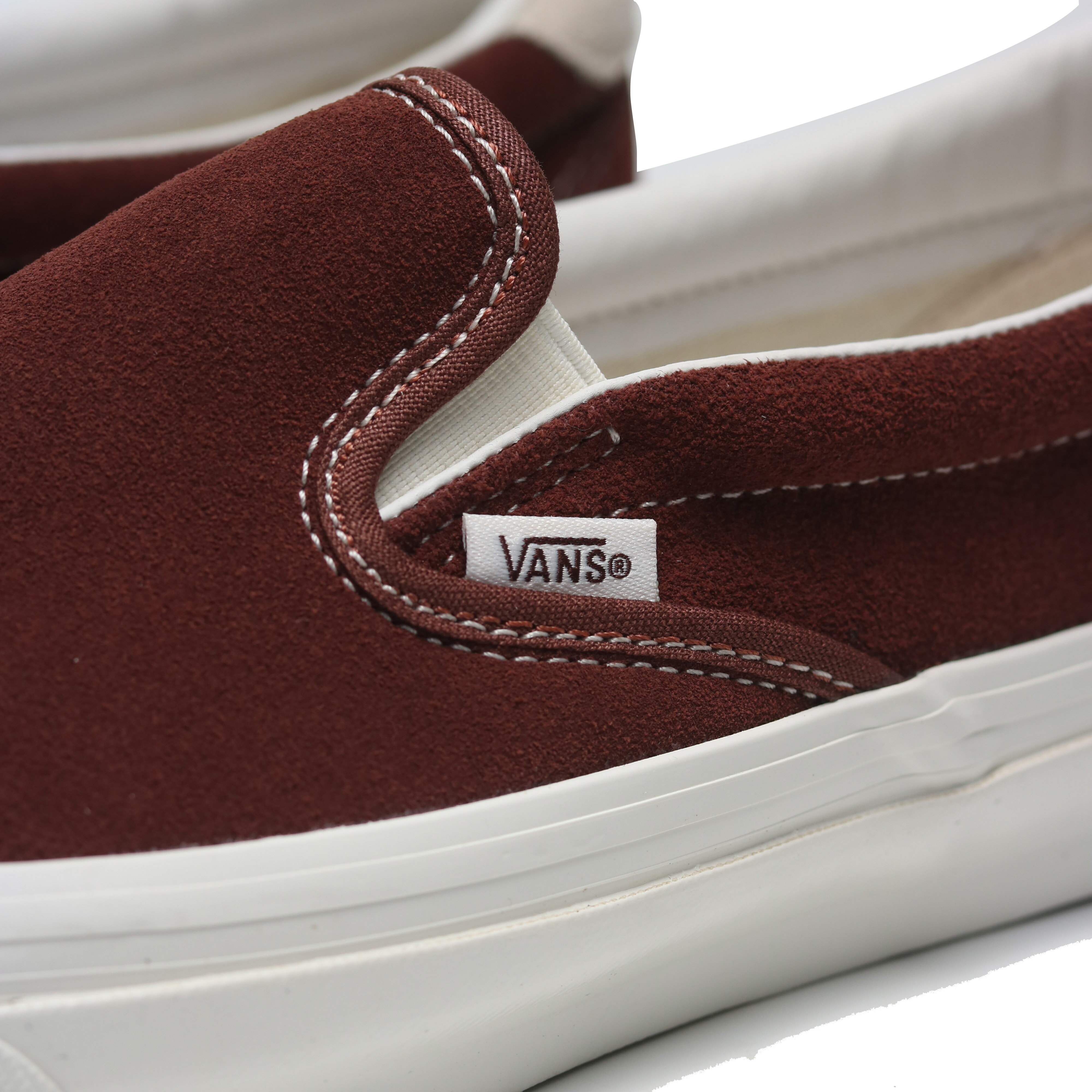 滿額最高折300】VANS 休閒鞋OG SLIP-ON 59 LX 磚紅懶人鞋情侶鞋男女