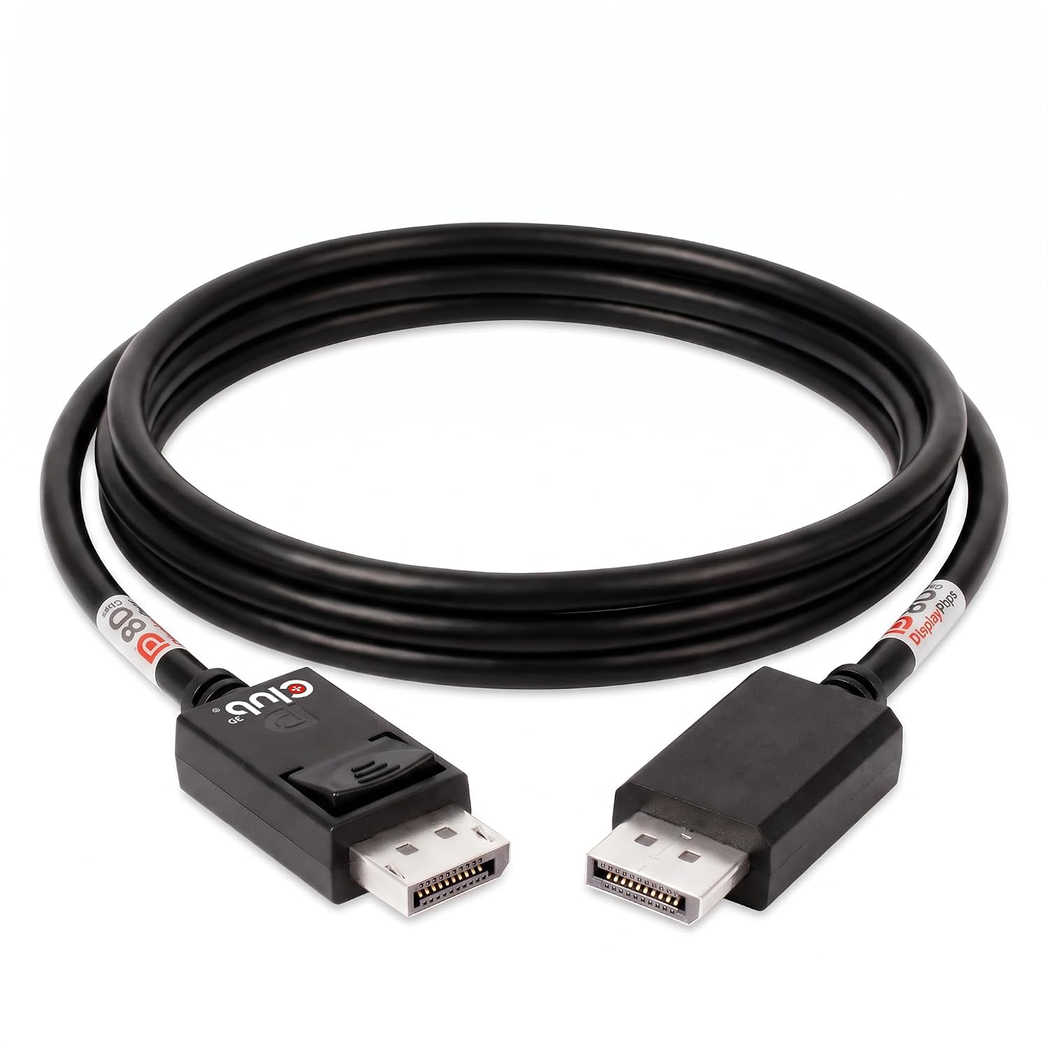 [6美國直購] Club3D CAC-1092 DP 2.1 轉 DisplayPort 公對公 連接線 - 1.6M 8K60Hz/4K144Hz 可雙向 VESA DP80認證有 G-SYNC HDR