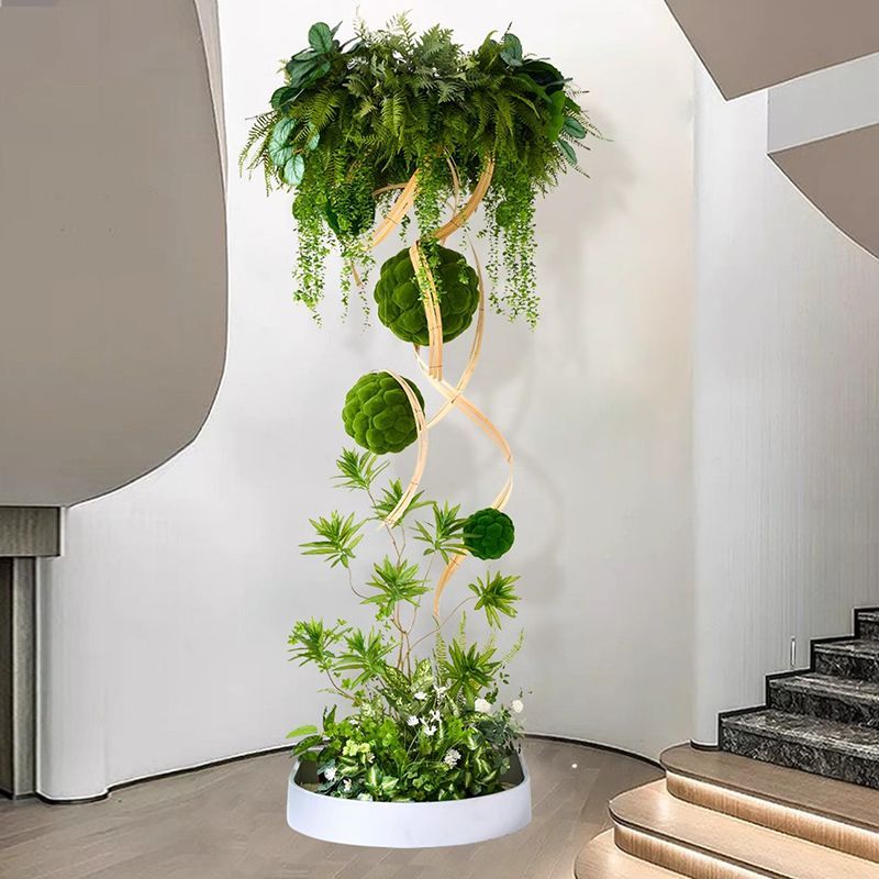 【免運】綠植 盆栽 裝飾品 植物 擺件 模擬綠植造景苔蘚球型仿生植物吊頂裝飾遮醜吊裝掛件室內角落景觀 八折下殺 打骨折 可開發票 加客服賴享受巨額減免金牌保障