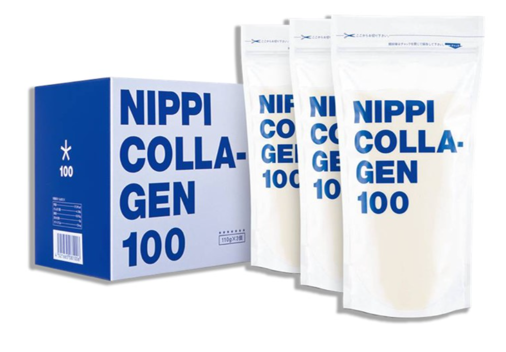 【現貨】NIPPI COLLAGEN 100 膠原蛋白 效期:2025/10 大包裝 盒裝 110gX3袋 隨身試吃包 1