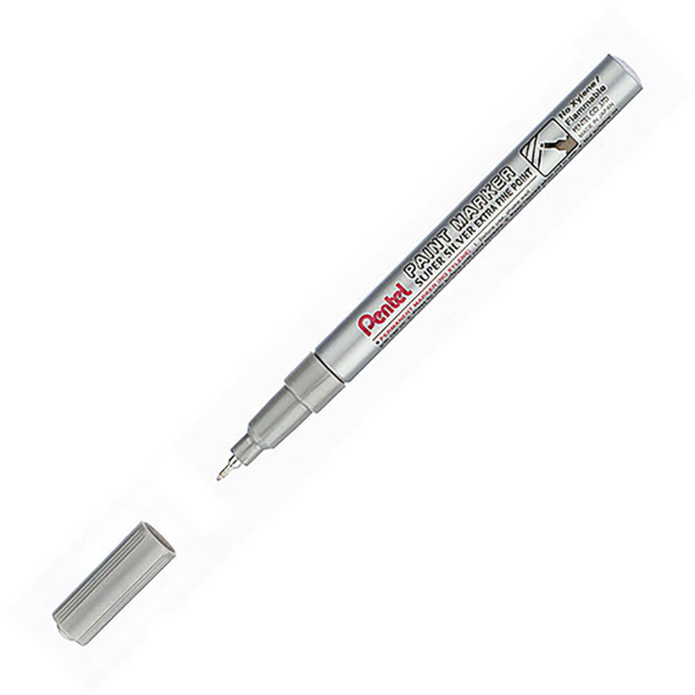 【史代新文具】飛龍Pentel MFP10-Z 0.6mm 銀色 極細字油漆筆