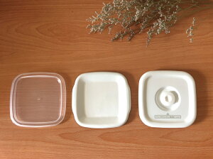 野田琺瑯 深方型琺瑯收納盒 上蓋-三種材質