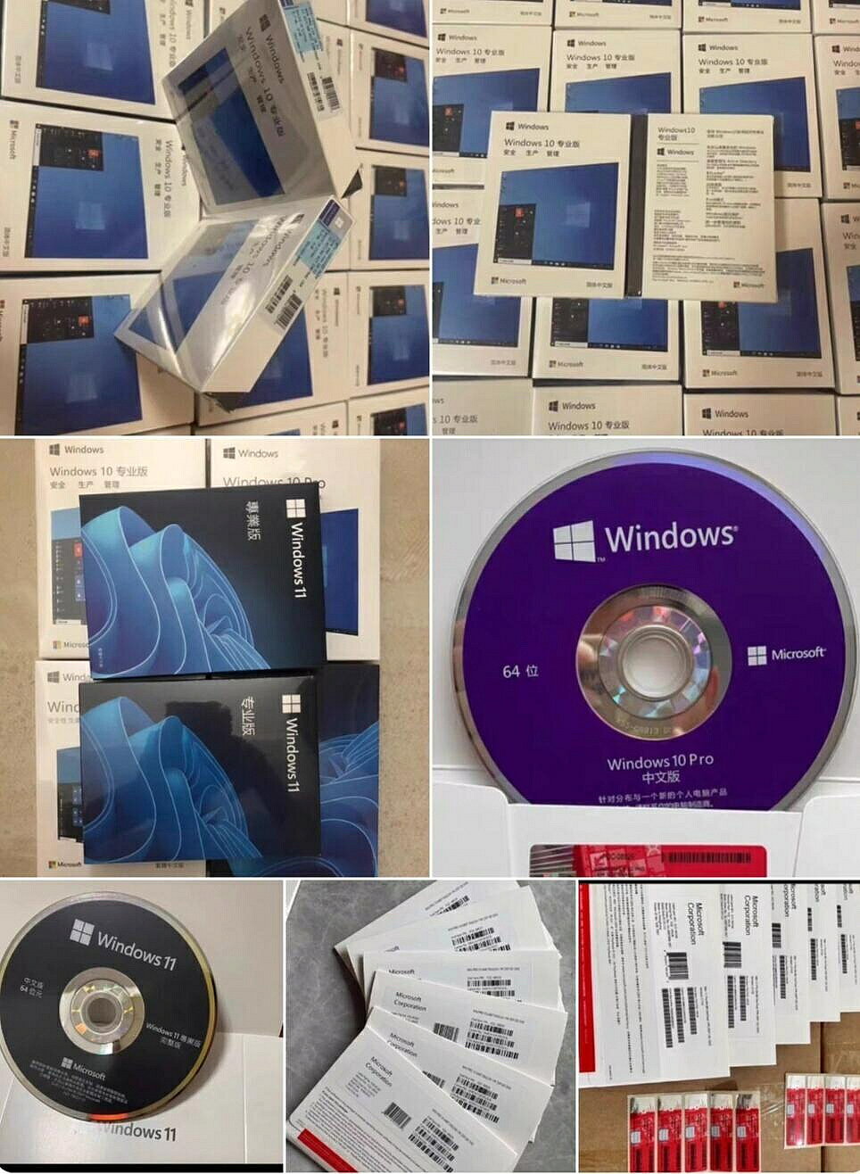 正版 Windows 11 Pro 中文專業版 英文專業版 彩盒全新未拆 家用版現貨 系統U盤 OE【微軟批發零售】