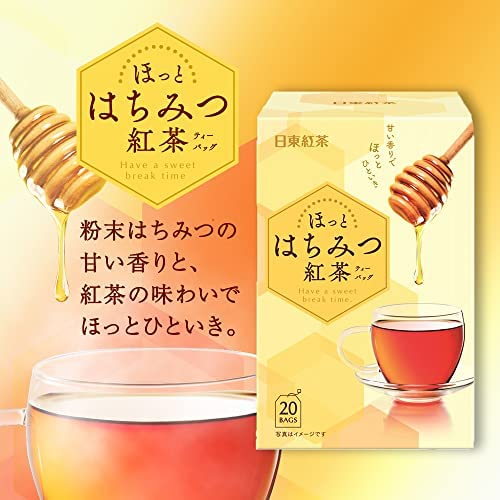 日本原裝三井農林日東紅茶蜂蜜紅茶20袋x2盒/組沖泡茶包團購【小福部屋