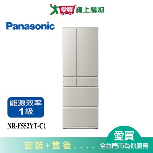 Panasonic國際545L六門無邊框霧面鋼板變頻冰箱NR-F552YT-C1(預購)_含配送+安裝【愛買】
