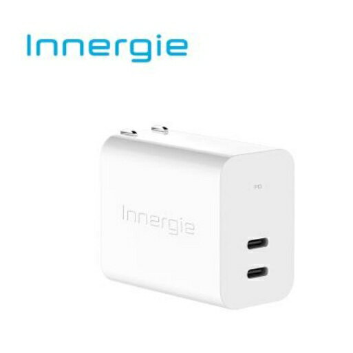 台達電 Innergie C6 Duo Fold 63瓦 雙孔 USB-C 萬用充電器 摺疊版 轉換版 國際版