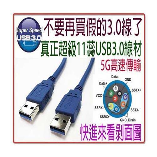 i-wiz USB 3.0 A公-A公高速傳輸線 180cm