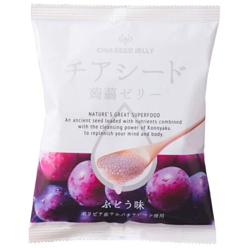 ✨現貨✨日本直送 奇亞籽果凍CHIA SEED JELLY QQ蒟蒻 水果系列 蒟蒻 果凍 低卡 低糖 低熱量 飽足感 9