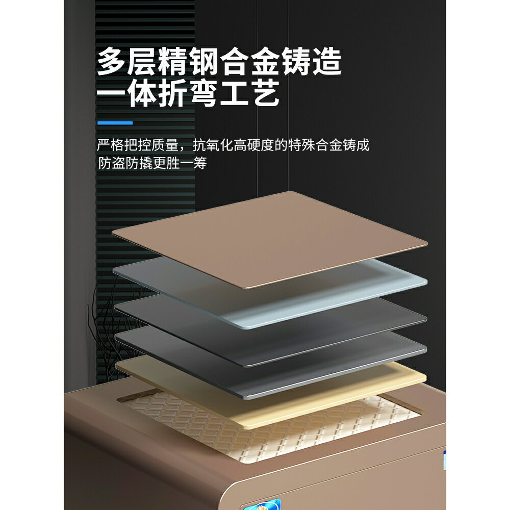 德國進口2024新款保險櫃家用小型貴重物品保管箱商用高階密碼保險