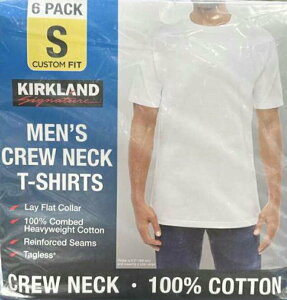 [COSCO代購4] C7771920 KIRKLAND SIGNATURE 科克蘭男短袖T恤六入 亞洲尺寸（ASIAN):S-XL