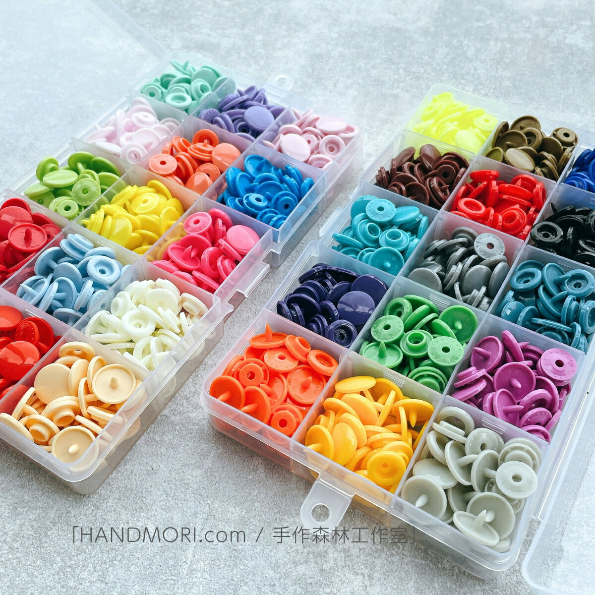 手作森林 KAM華聯【四合釦-單色50入】T5 12mm 四合扣 寶貝扣 塑膠四合釦