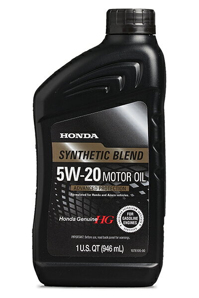 HONDA 5W20 Genuine synthetic Blend GF5 本田 原廠合成機油