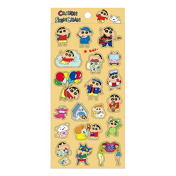 【震撼精品百貨】蠟筆小新 Crayon Shin-chan~蠟筆小新 台灣授權牛皮紙貼紙-氣球*27170