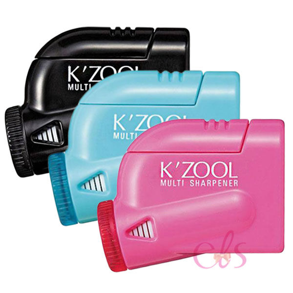 [$699免運] 日本製 K'ZOOL 5段式鉛筆削 黑色/藍色/粉紅色 三款供選 ☆艾莉莎ELS☆