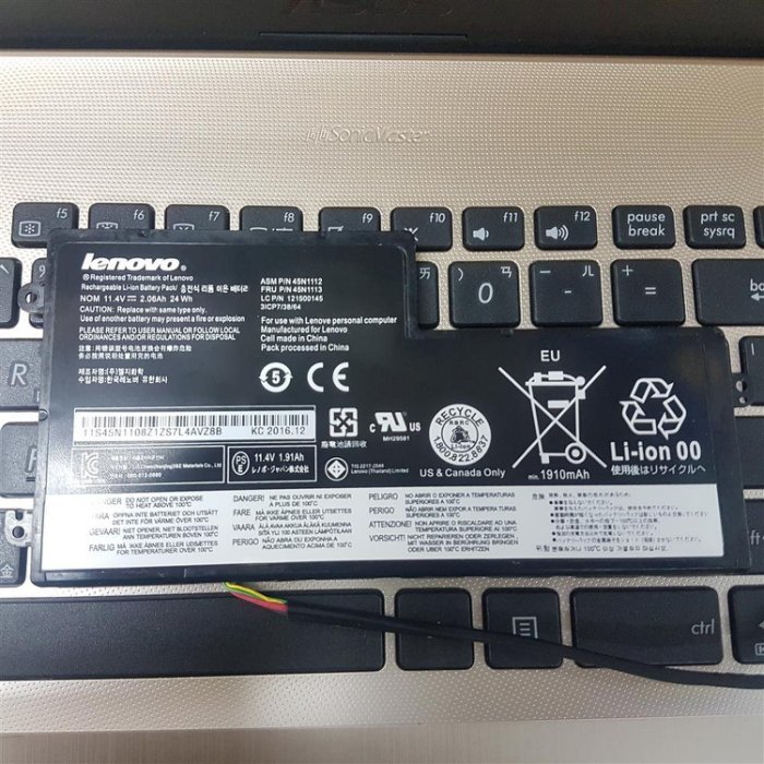 LENOVO X240S 3芯 內置式 原廠電池 ThinkPad X240 X250 X260 X270 X250S X260S T440 T440S T450 T450S T460 T460P T550 T550S T560 K2450 L450 L460 P50S W550S P50S
