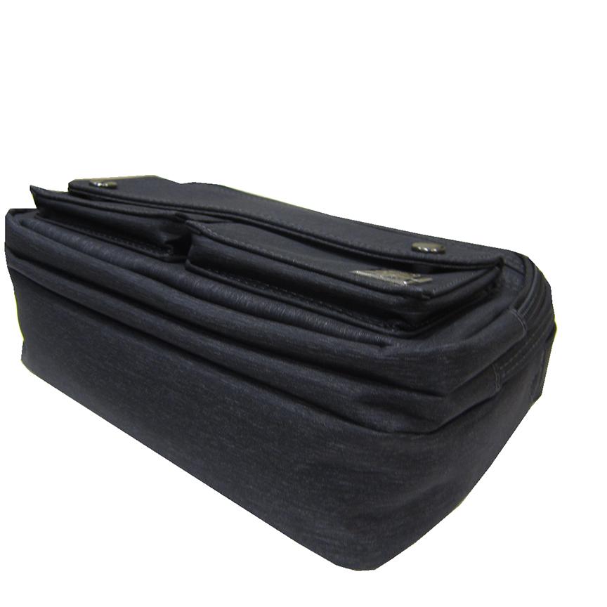 ~雪黛屋~LECAF 斜側包中容量二層主袋+外袋共七層可8寸平板進口防水尼龍布材質肩背斜背中性款可刷洗LW6710A(中) 3