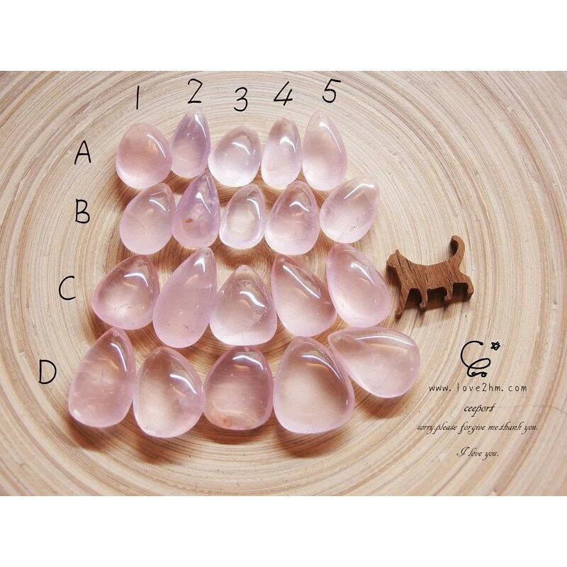 粉晶墜 5204/粉晶/水晶飾品/ [晶晶工坊-love2hm]