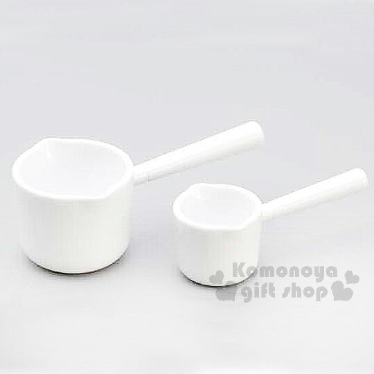 小禮堂 日本INOMATA 短柄計量匙《白.2入》迷你尺寸 2