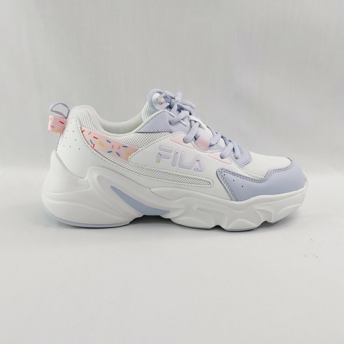 FILA 5J929Y159 女款 休閒鞋 HIDDEN TAPE 9 運動鞋 白/粉紫【iSport愛運動】