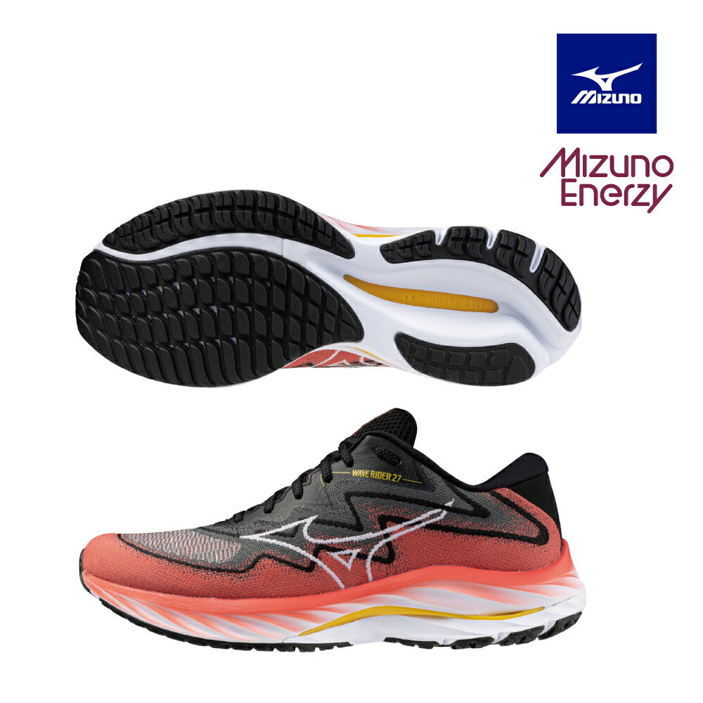 WAVE RIDER 27 SSW 平織網布一般型男款慢跑鞋 J1GC237551【美津濃MIZUNO】